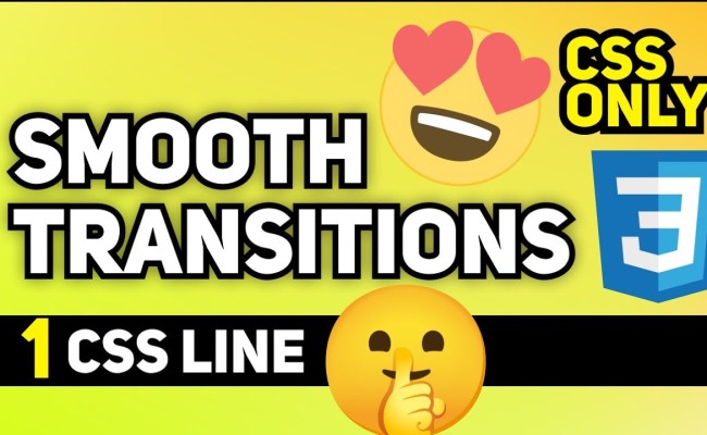 CSS Transitions: Adding Smooth Effects To Your Website - Datatas
