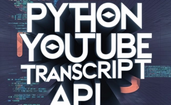 Python YouTube Transcript API - Datatunnel