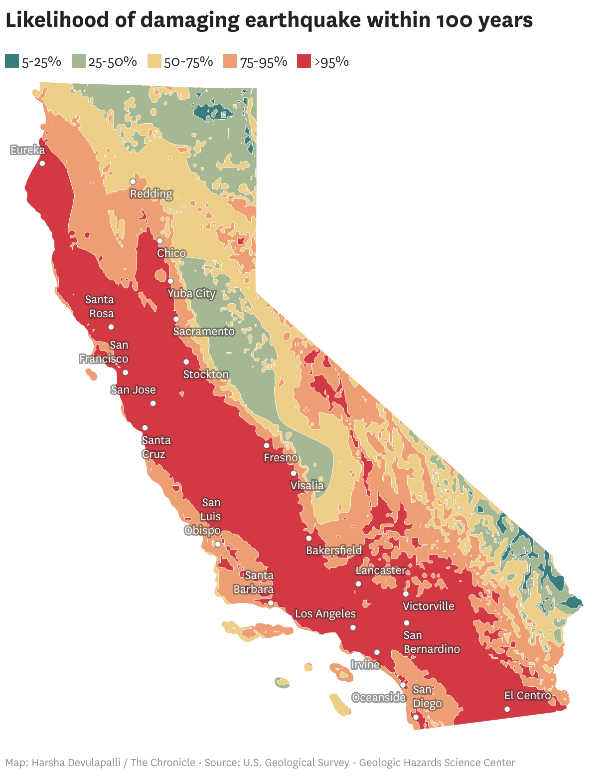 Earthquake Hazard Map The National Seismic Hazard Model Project CODVHG Full 