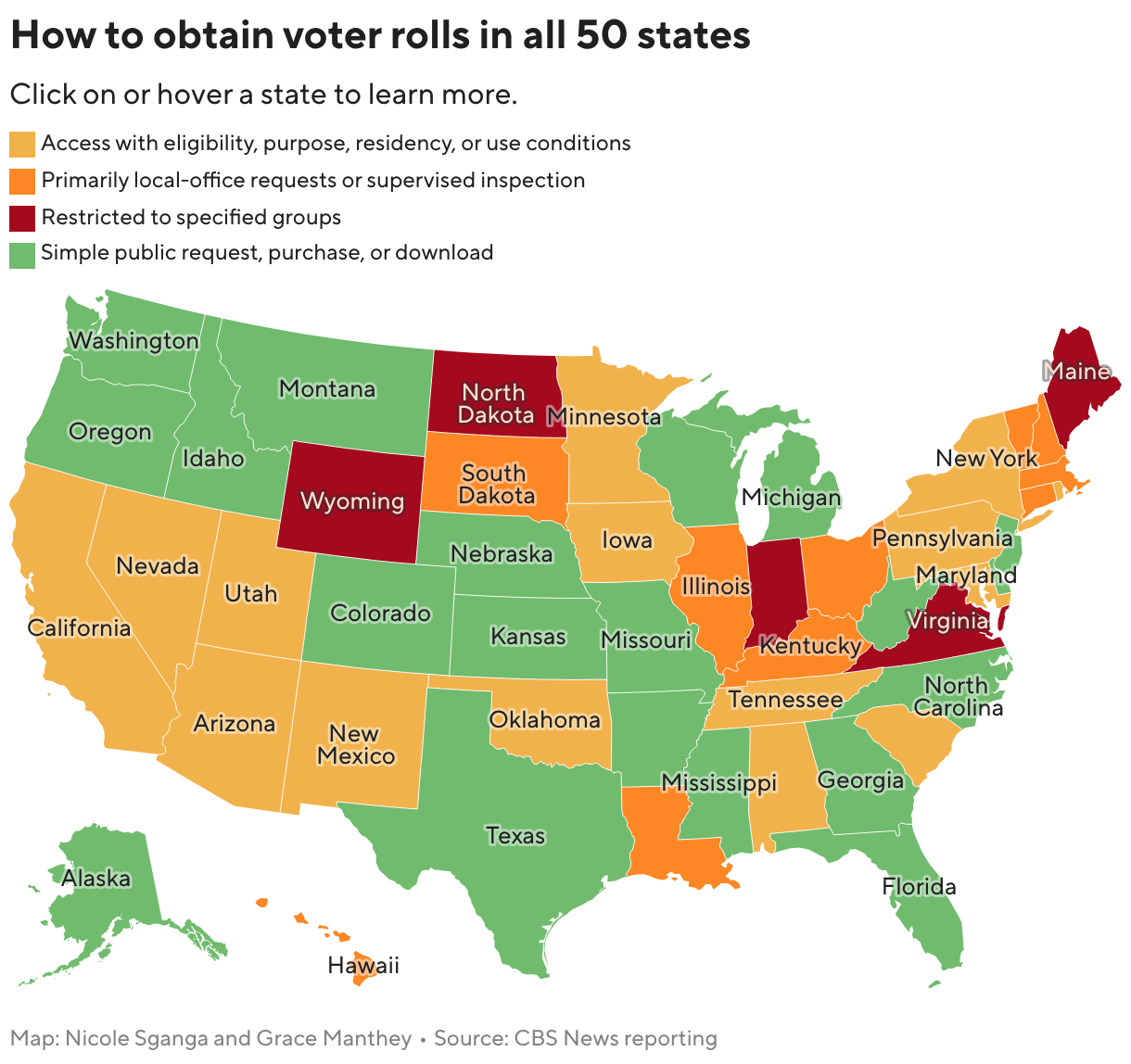 Trump claimed China collected 220 million U.S. voter registration files. But that data is easy to obtain in most states.