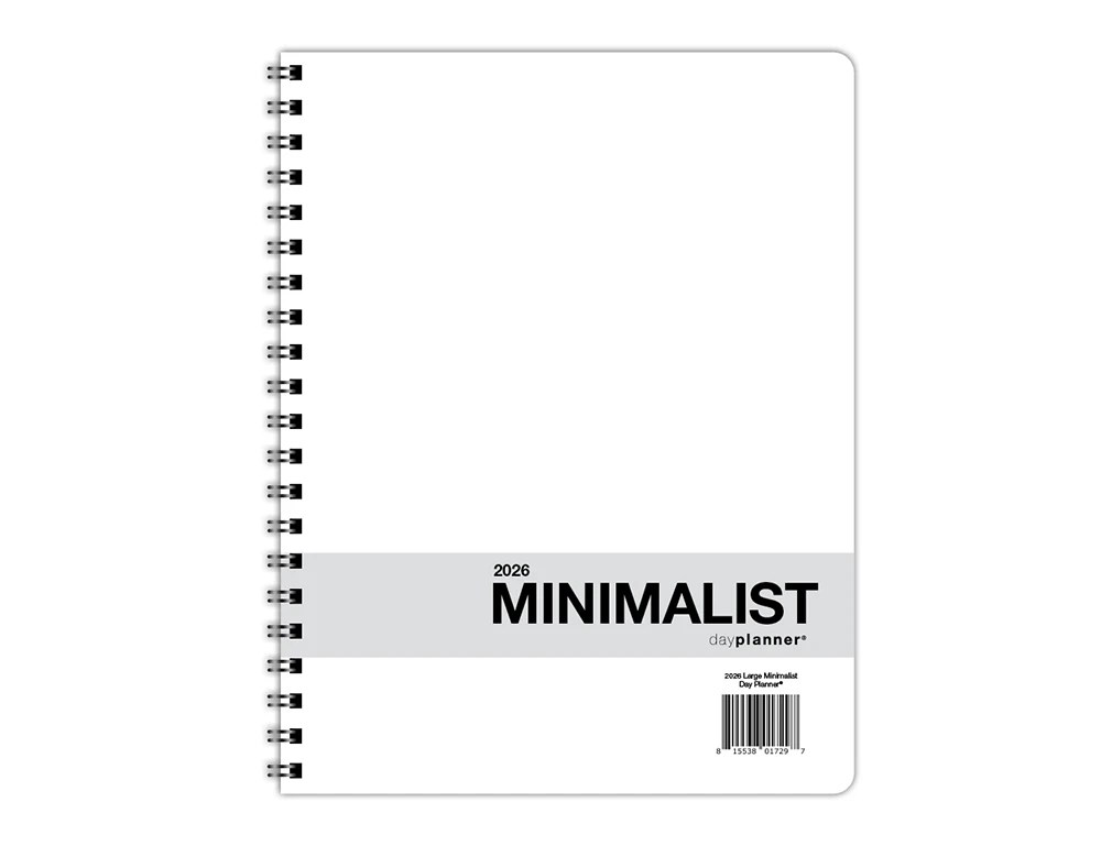 2026 Minimalist Day Planner