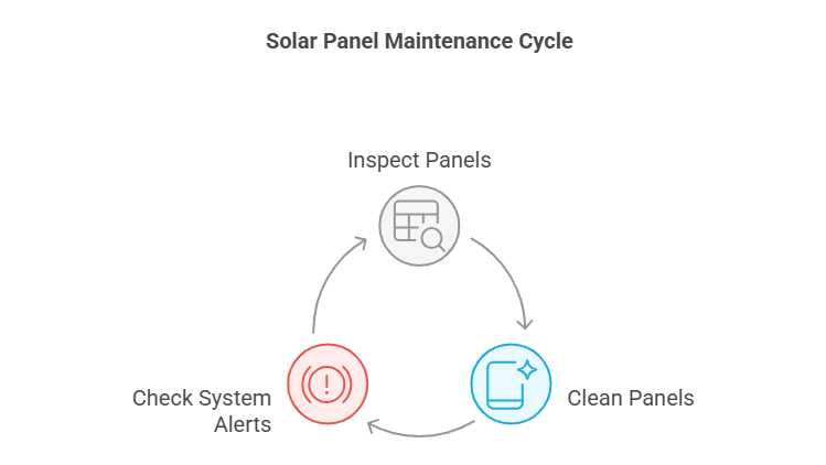 solar panel maintenance cycle