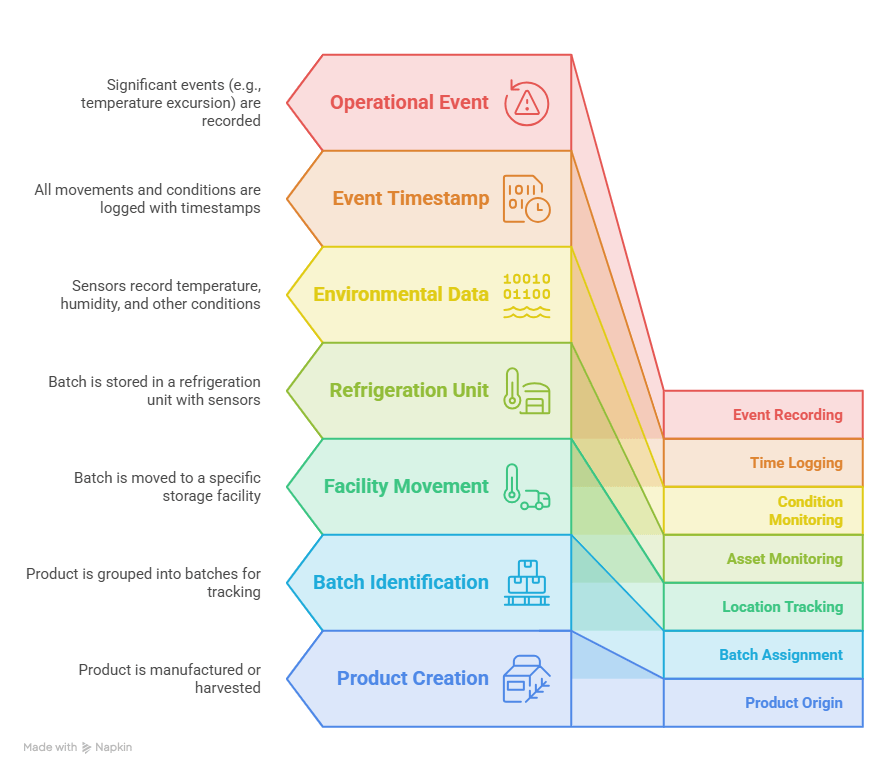 Food Supply Chain Digitalization: Traceability and Condition Monitoring