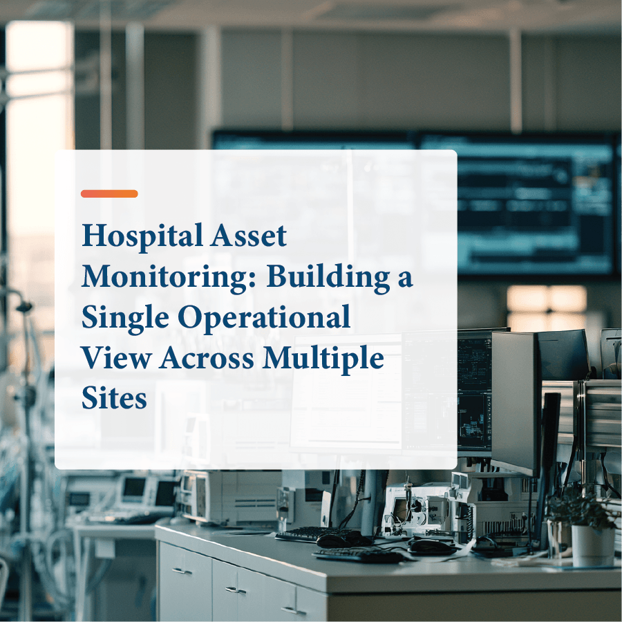 Hospital asset monitoring with connected equipment