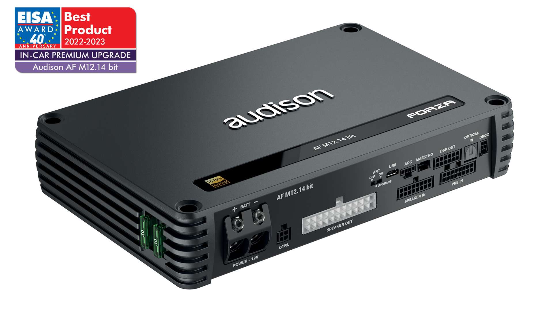 Audison FORZA AF M12.14 BIT Amplifier 12 Channel Amp 14 Channel DSP 1080W RMS