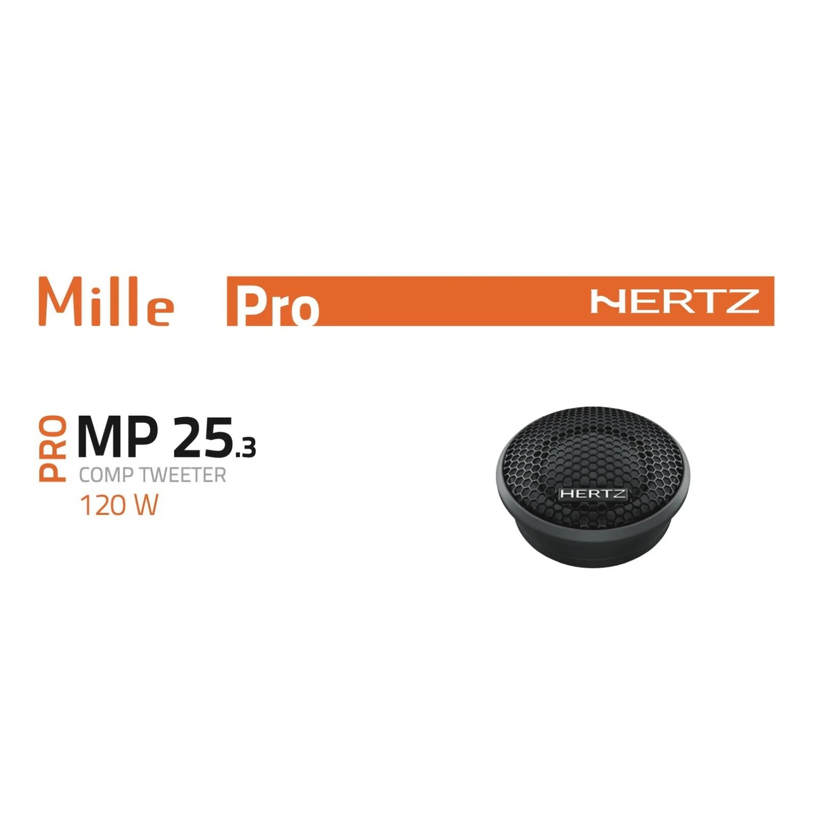 HERTZ Mille Pro Series MP-253 - Par de tweeters PRO de 1 con imanes de neodimio