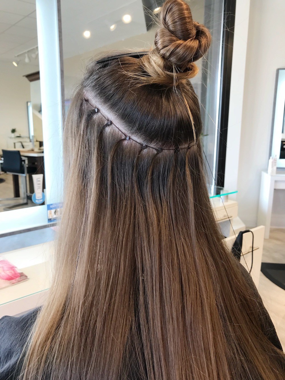 Natural beaded rows™ hair extensions