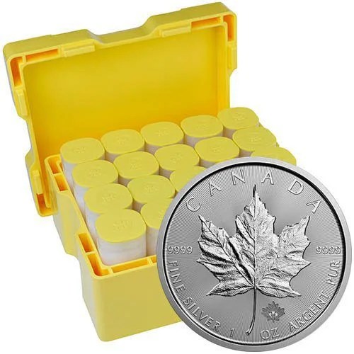 2020 1 oz Canadian Silver Maple Leaf Monster Box (500 Coins BU