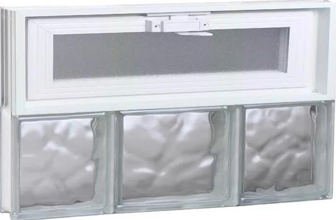 Remove the glass block window