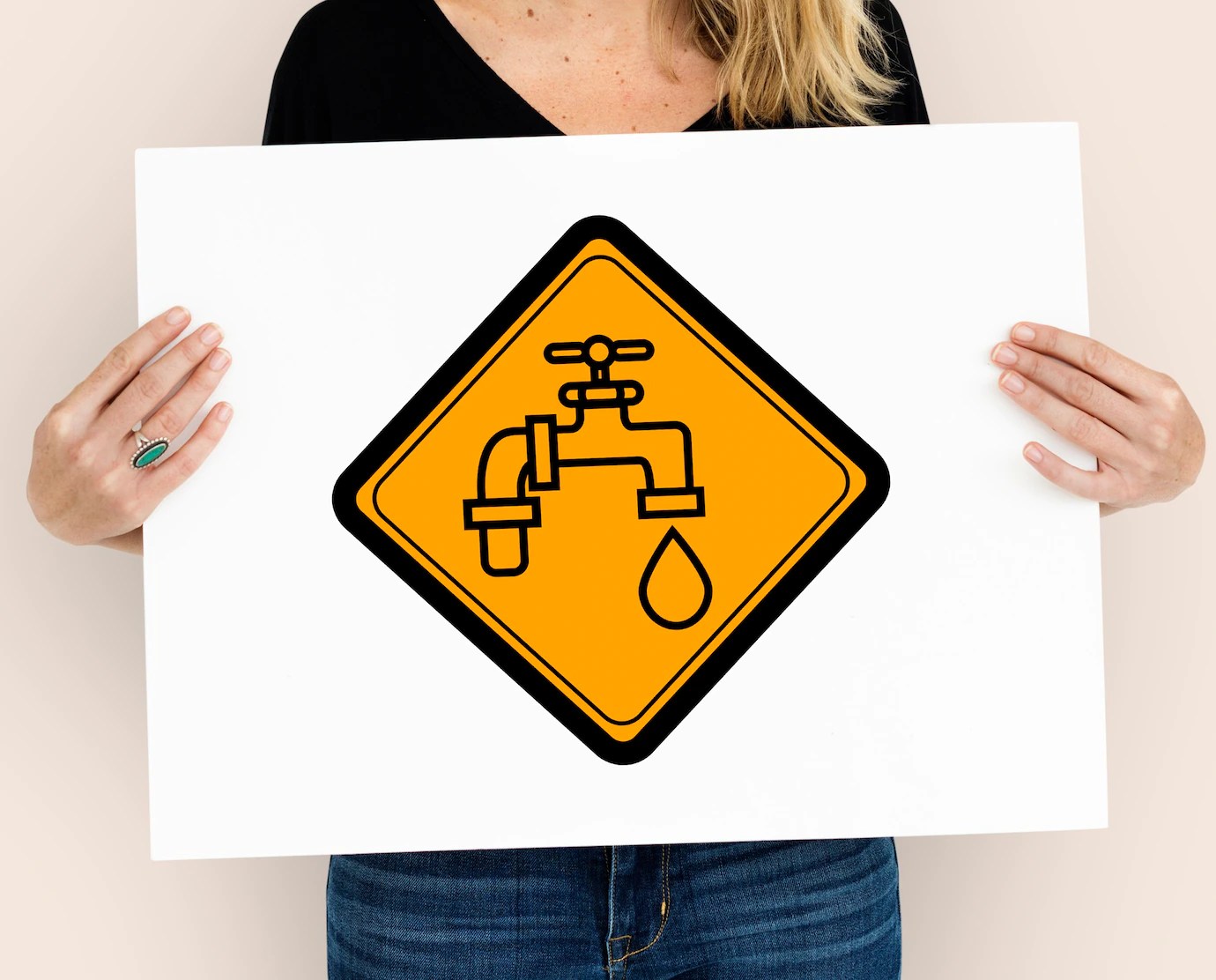 How do you fix a faucet dripping after water turned off?