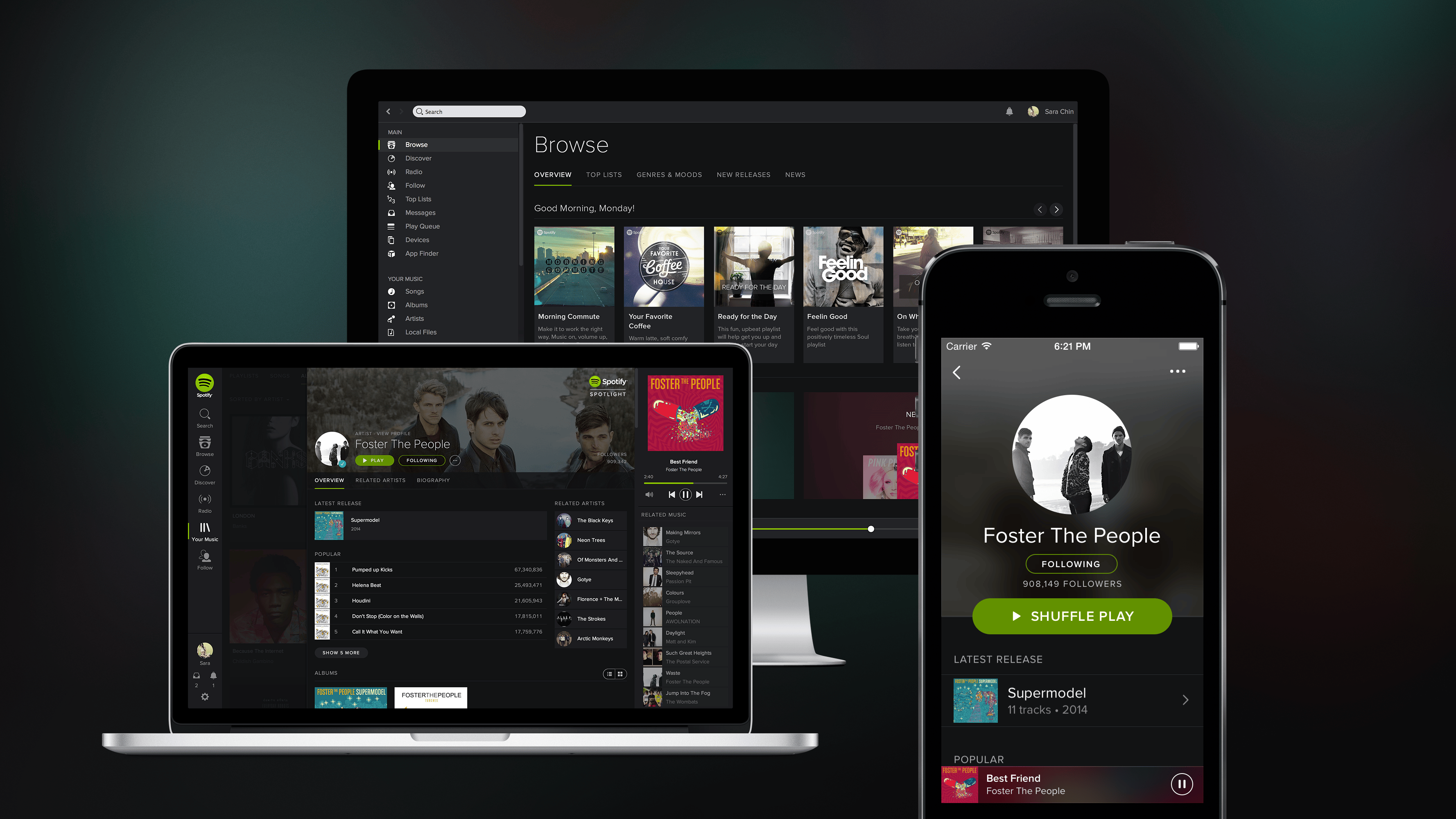 Image of Various Spotify Apps