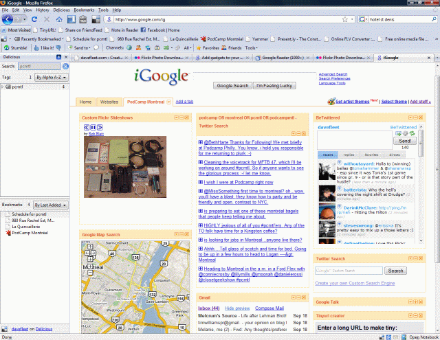 PodCamp Montreal Dashboard PodCamp Montreal Dashboard