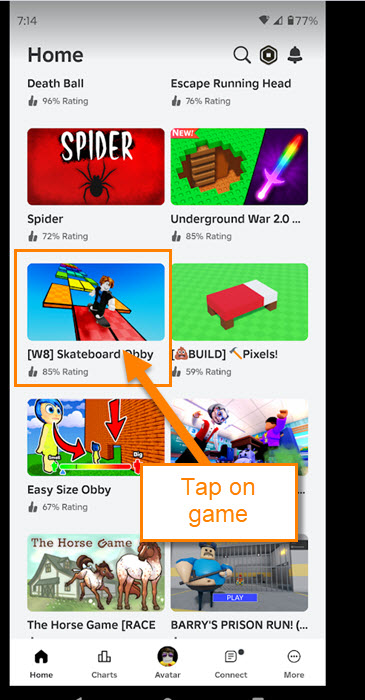 How To Favorite A Roblox Game Daves Computer Tips Roblox App Game Selection 