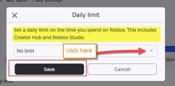 How To Manage Screen Time On Roblox Daves Computer Tips Roblox Daily Limit Window 350x172 