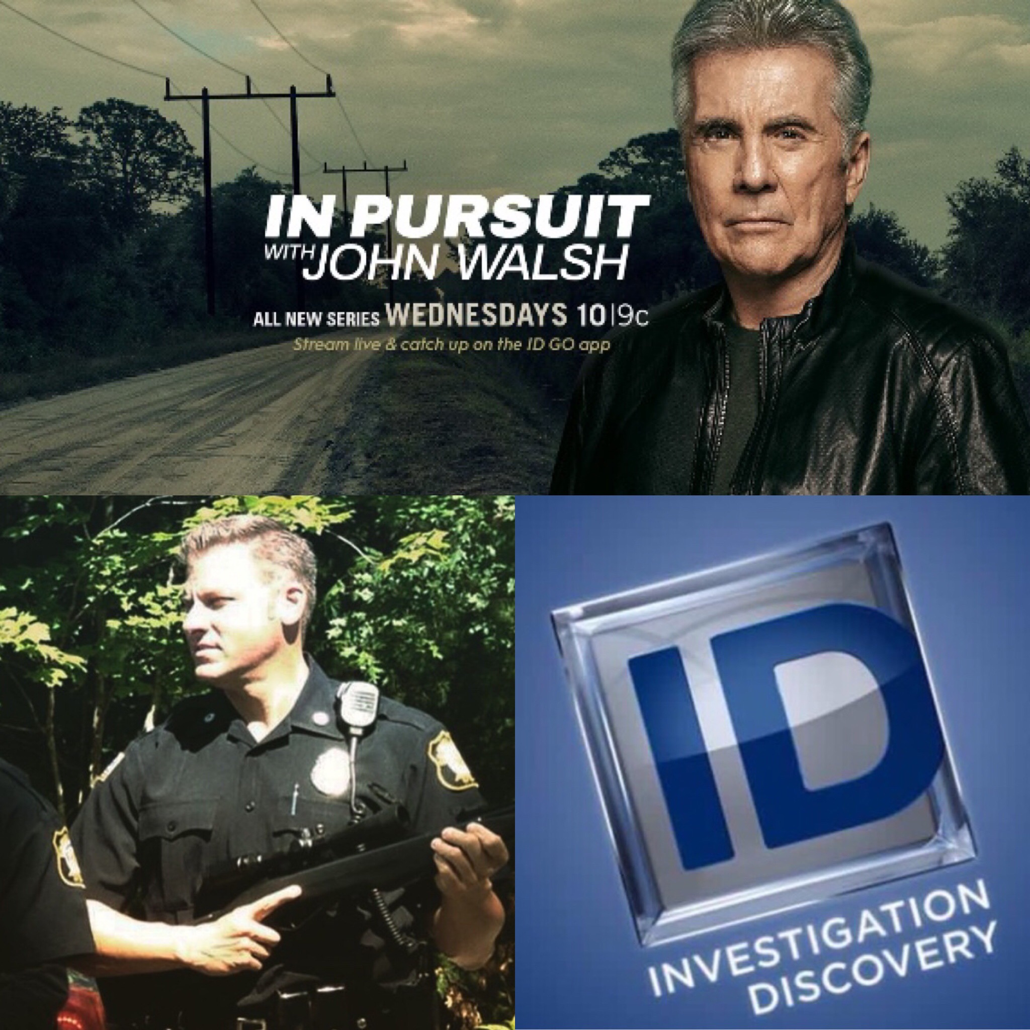 I Play A Sheriff On Investigation Discovery (ID) Channel’s “Fugitive Justice With John Walsh”.