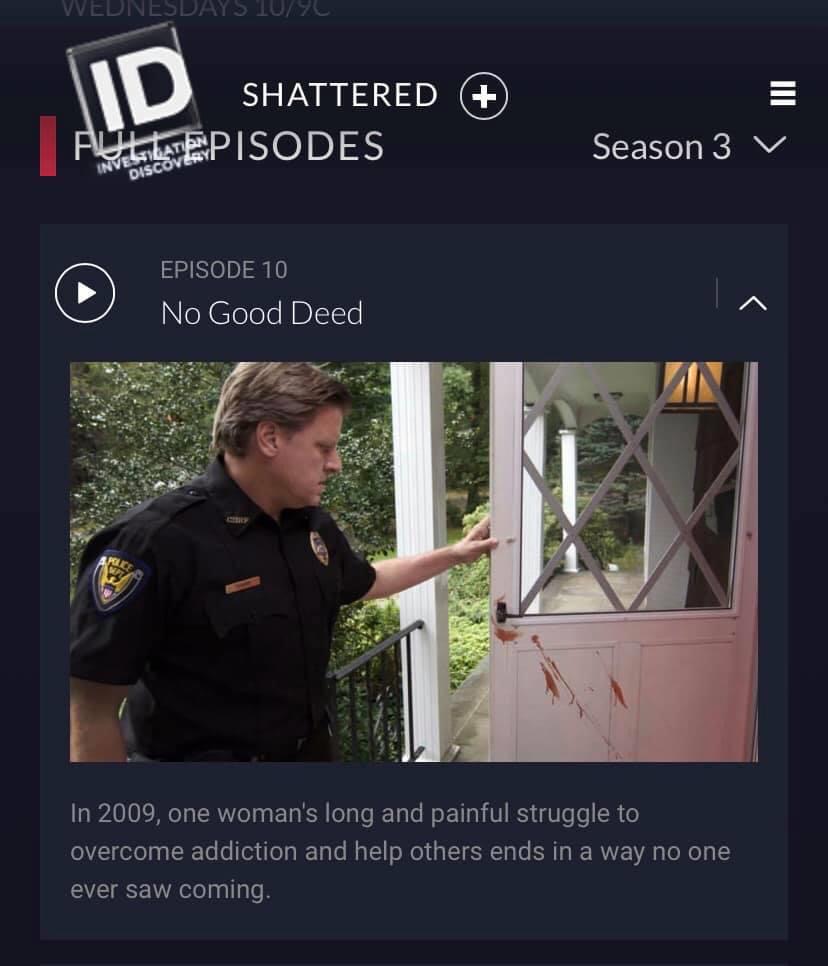 Police Chief Jeff Tharp In Investigation Discovery’s Shattered