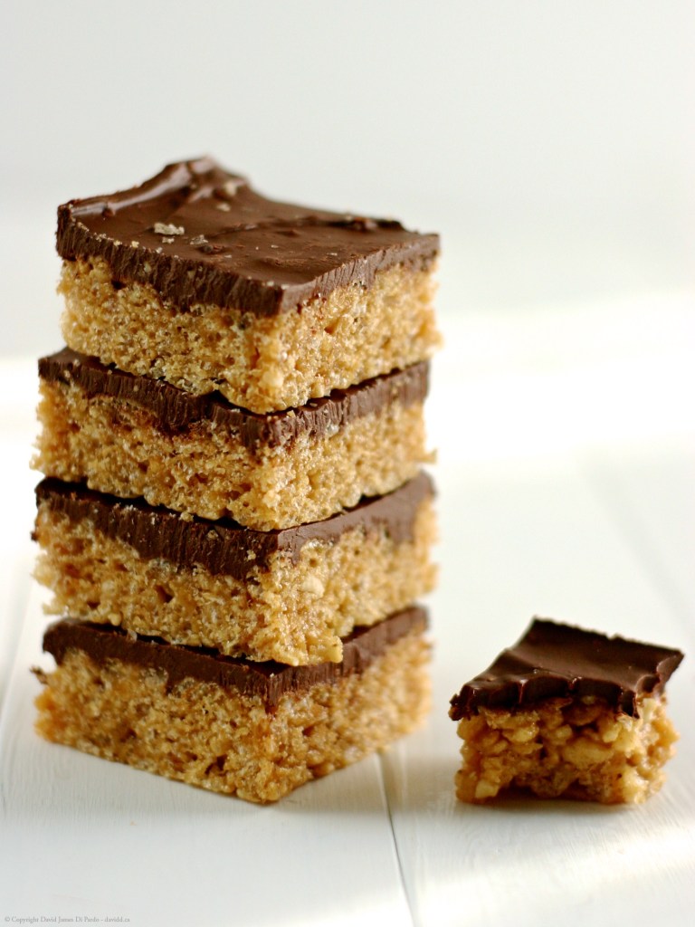 Chocolate Peanut Butter Rice Squares
