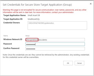 SecureStoreCredentialSet