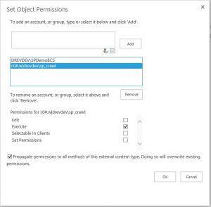 Add Crawl Account to ECT