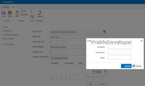 NewFormAddEntry - Customize SharePoint Forms with KendoUI Grid