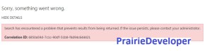 SharePoint Search Not Returning Any Results - SearchError