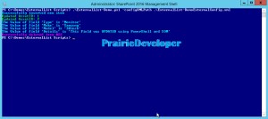 Using PowerShell to Access Data In External Lists - External List Running Code