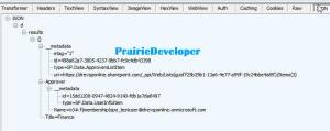 Manipulating REST API Calls in SharePoint Designer 2013 Workflows - Fiddler Response