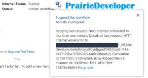 SharePoint Workflow Stuck at Starting or Started - SharePoint 2013 Workflow Error