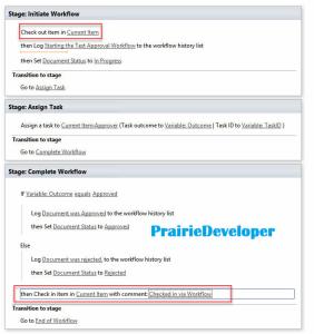 SharePoint Workflow Stuck at Starting or Started - Updated Workflow
