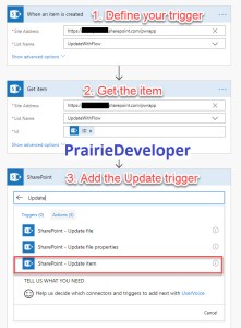 Updating a List Item from Microsoft Flow - Initial Steps
