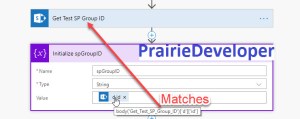 Setting SharePoint List-Item Level Security With Microsoft Flow - Get Value from HTTP Call