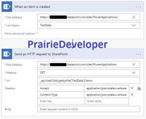 Parsing JSON in Microsoft Flow - Send HTTP Request