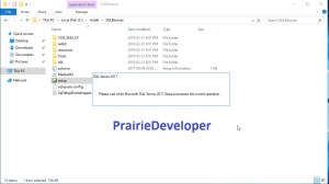 Install and Configure SQL Server 2017 for SharePoint 2019 - Launch SQL Setup