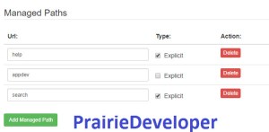 Install SharePoint 2019 with AutoSPInstaller - Managed Paths