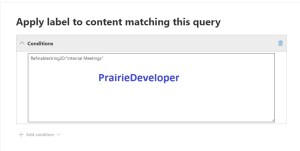 Auto-Apply Retention Label Policy - Auto-Apply Policy - Query