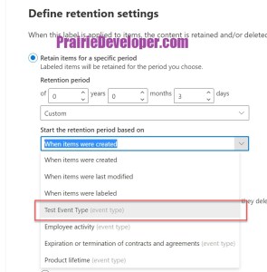 Plan and Create Event - Create Event-Based Label 4