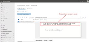 Disposition Review Process Overview - Reviewer Lacking Access
