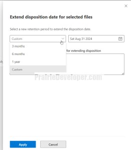 Disposition Review Options and their Outcomes - Disposition Extend Disposition Blade