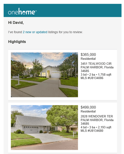OneHome Search Result