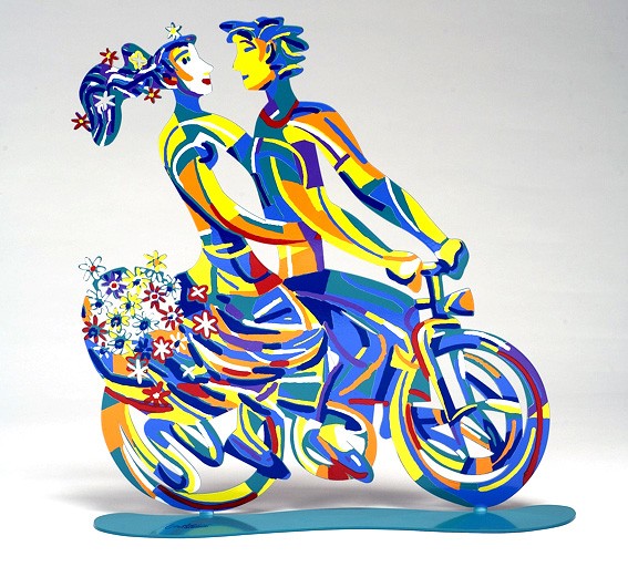 Bicycle Riders David Gerstein - Premium Space Illustration Gallery - 8K