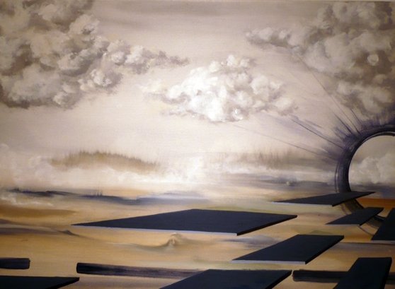 "Der Pfad", Acryl on Canvas