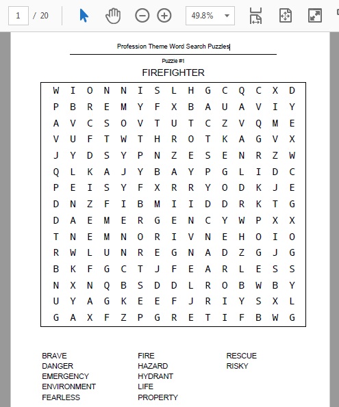 step by step make word search puzzles for selling as book or printable