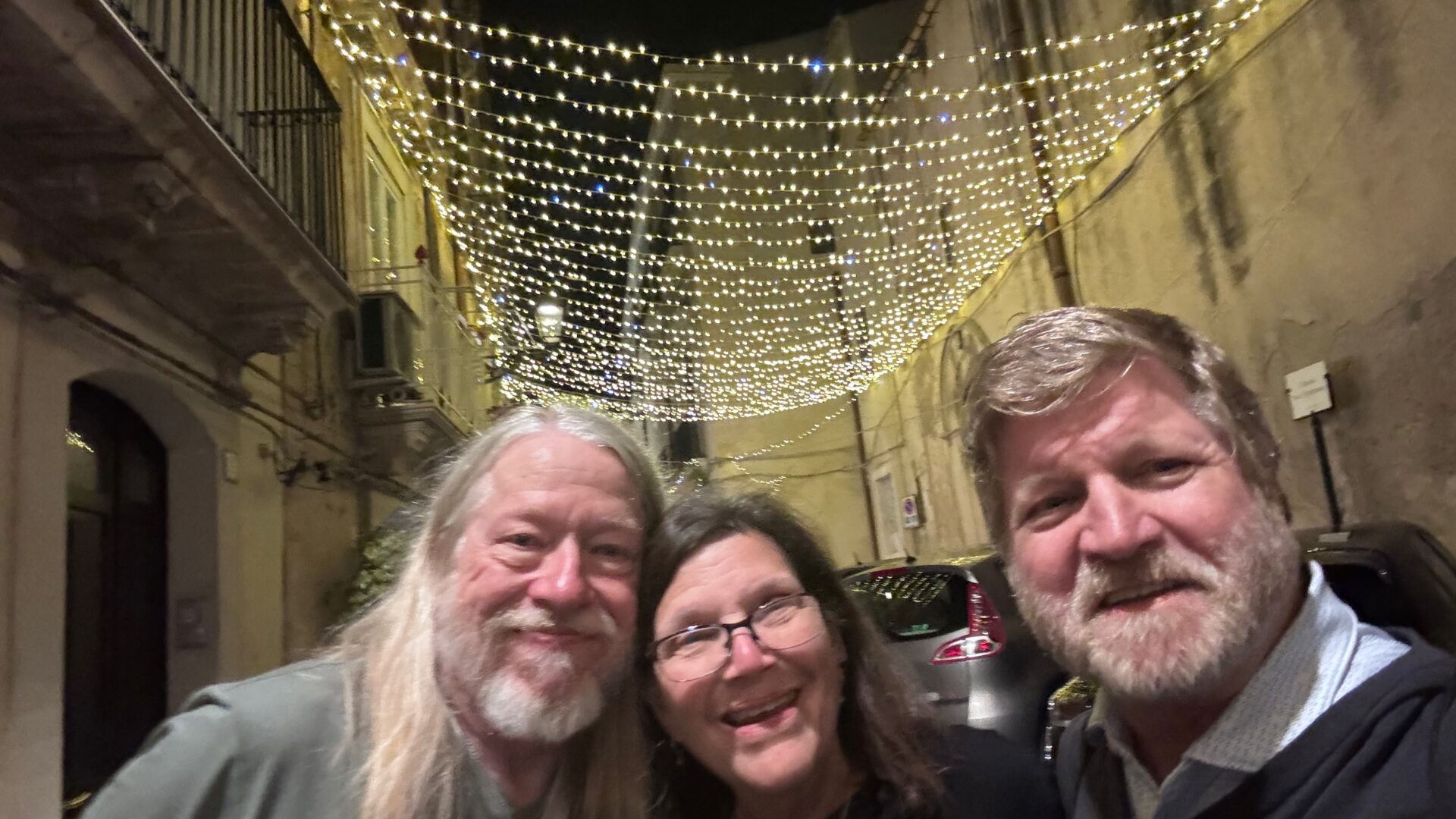 David, Phil, Genny in Palermo