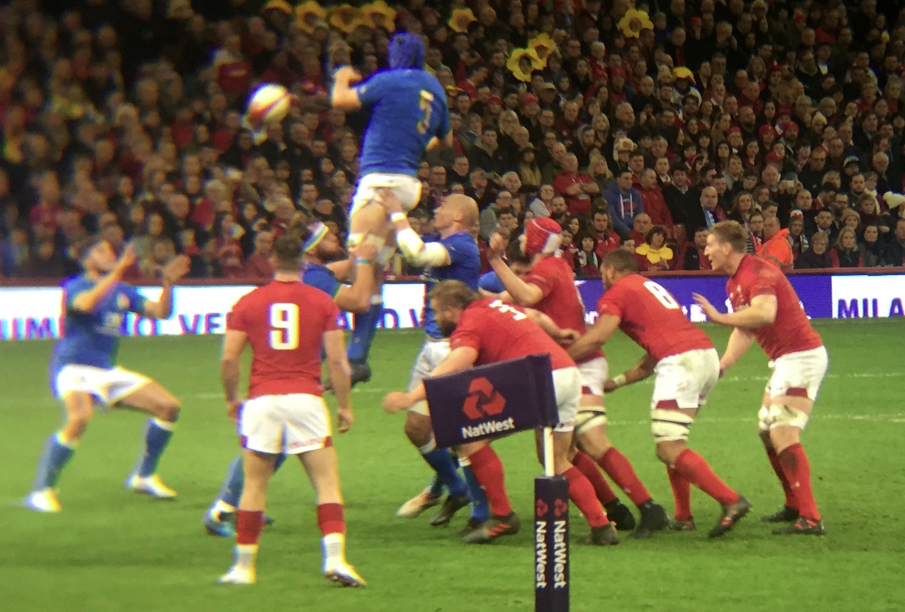 Men’s Rugby Union: Wales move into second with win over Italy