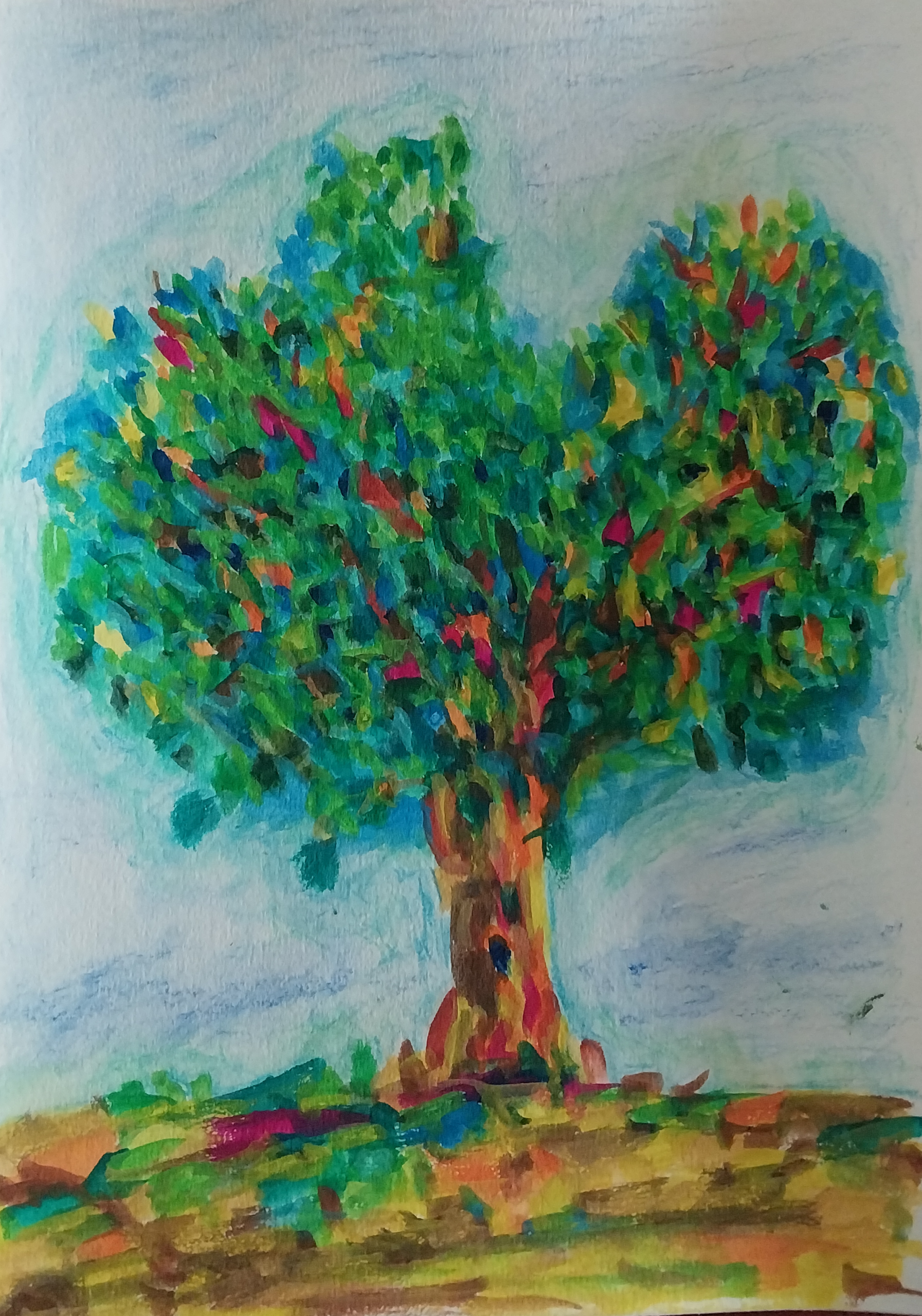 Watercolor Tree