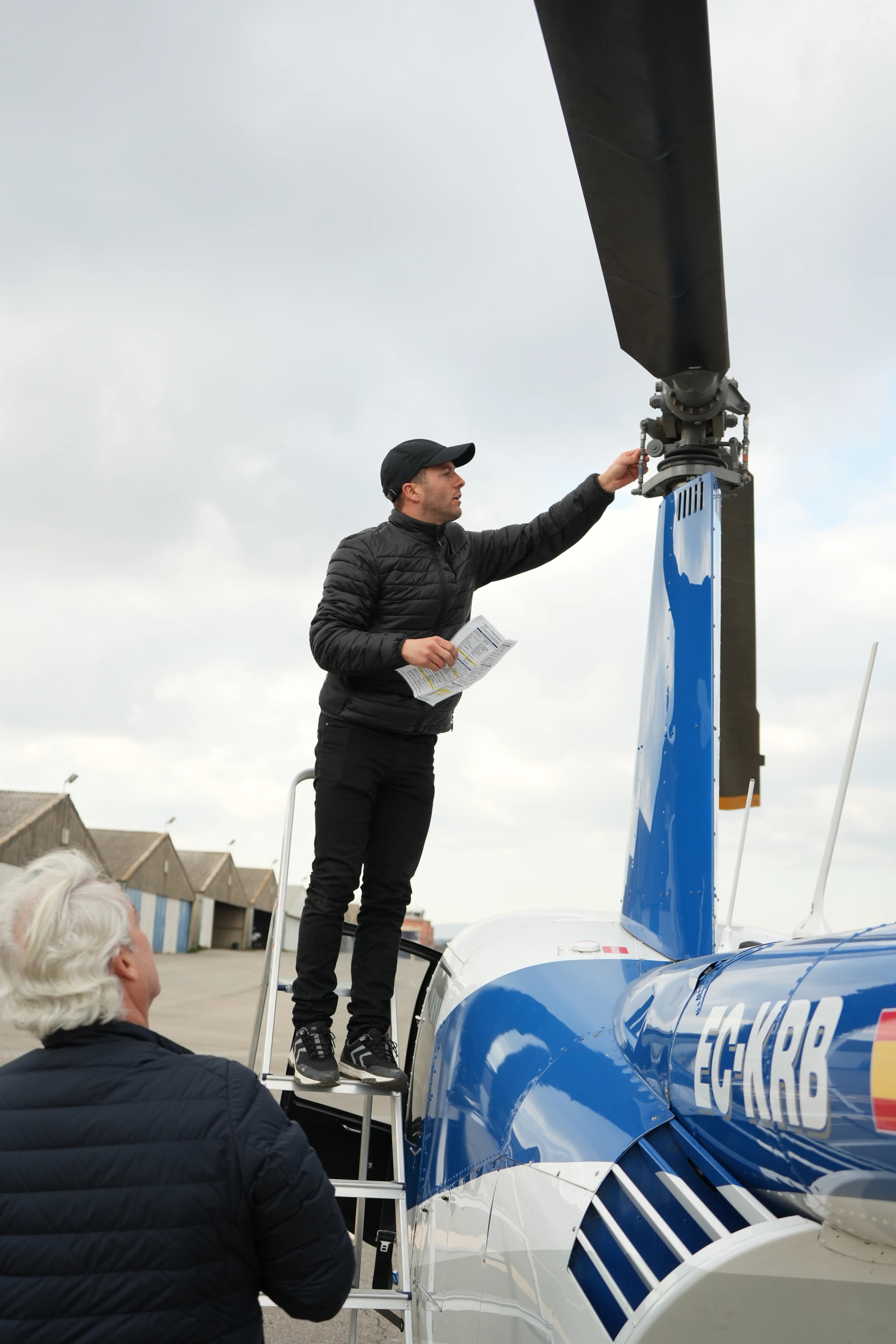 David Tejeiro helicoptero