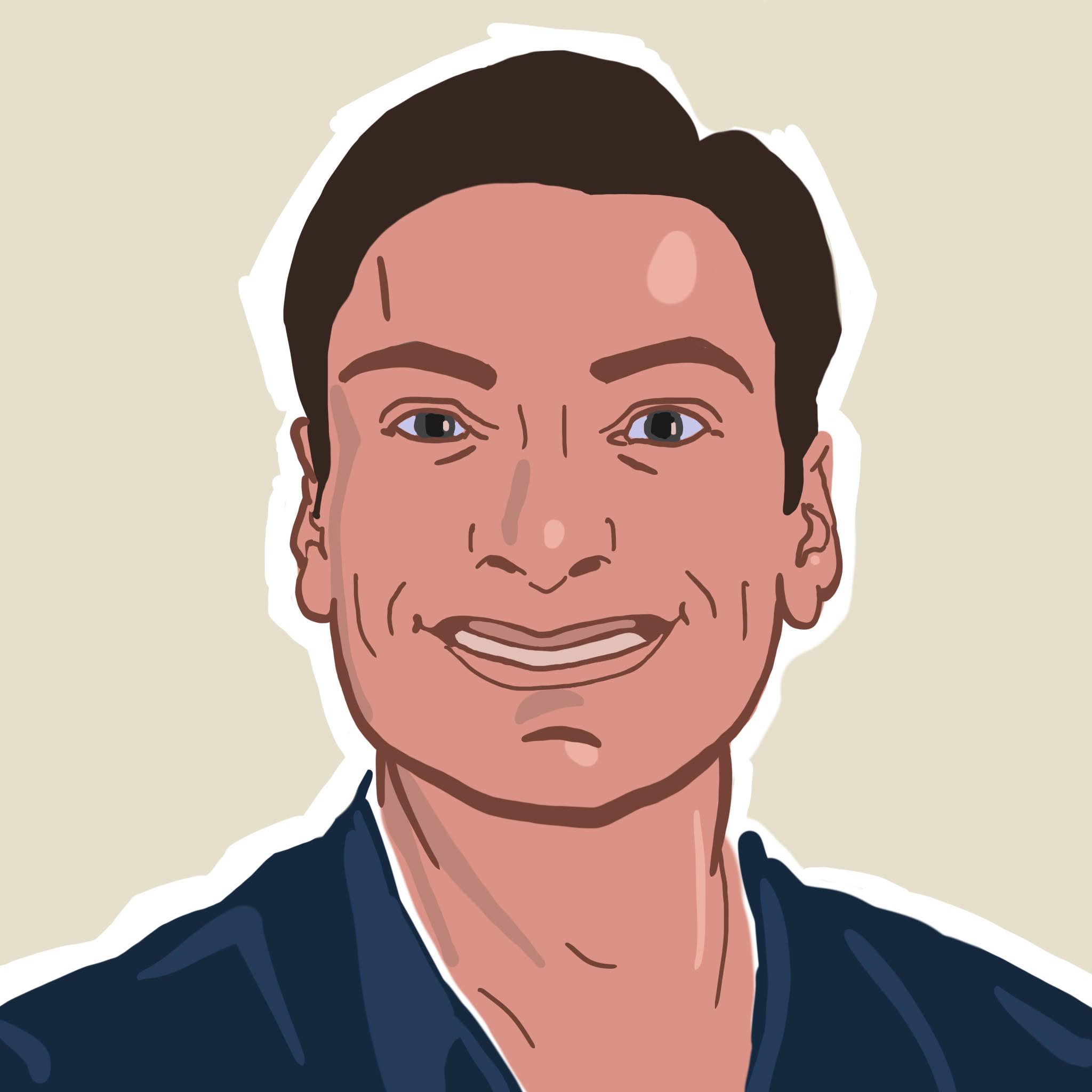 Profile Illustration, Digital Art, 2021