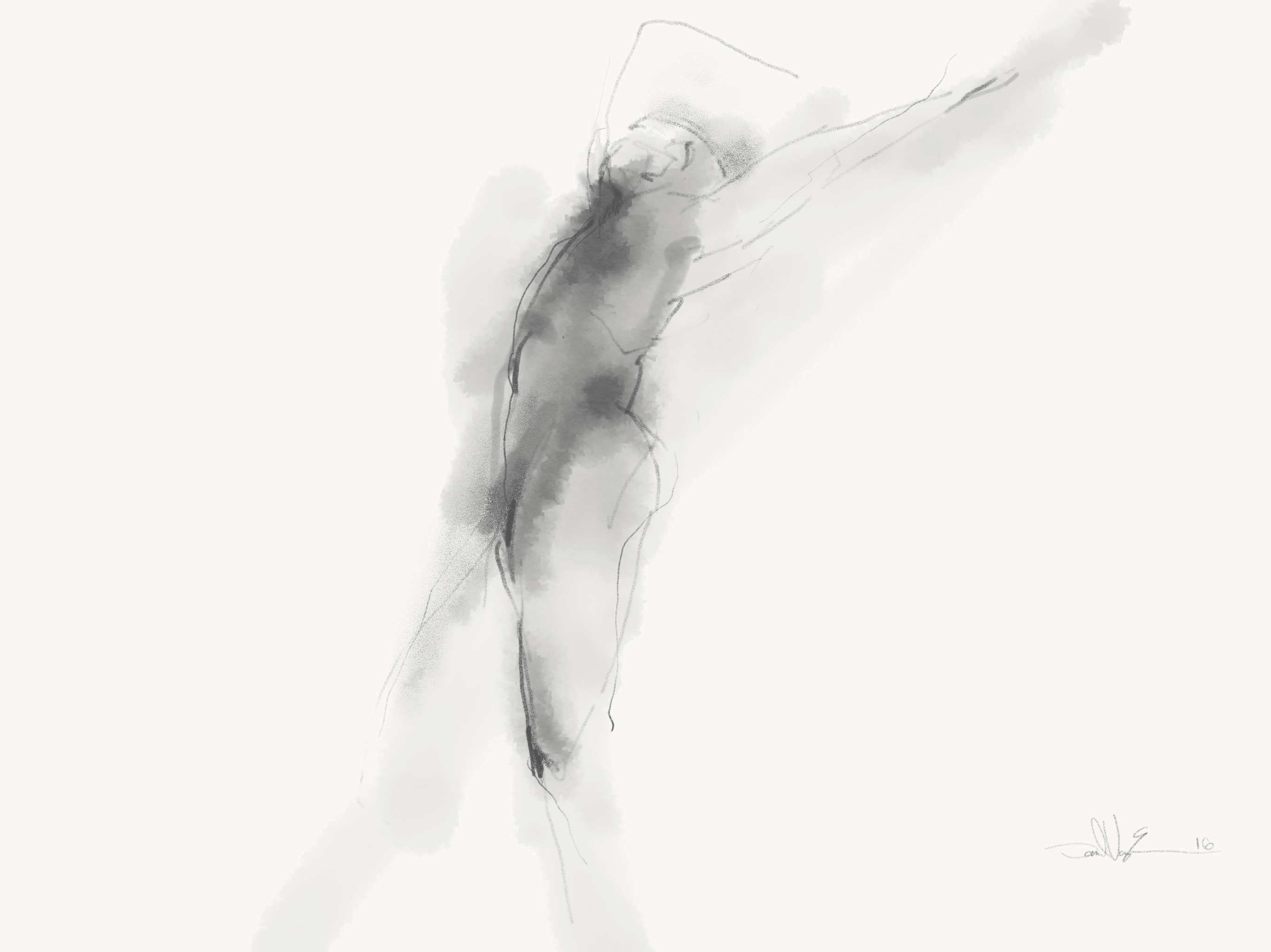 Figure Study – Digital Art, 2016