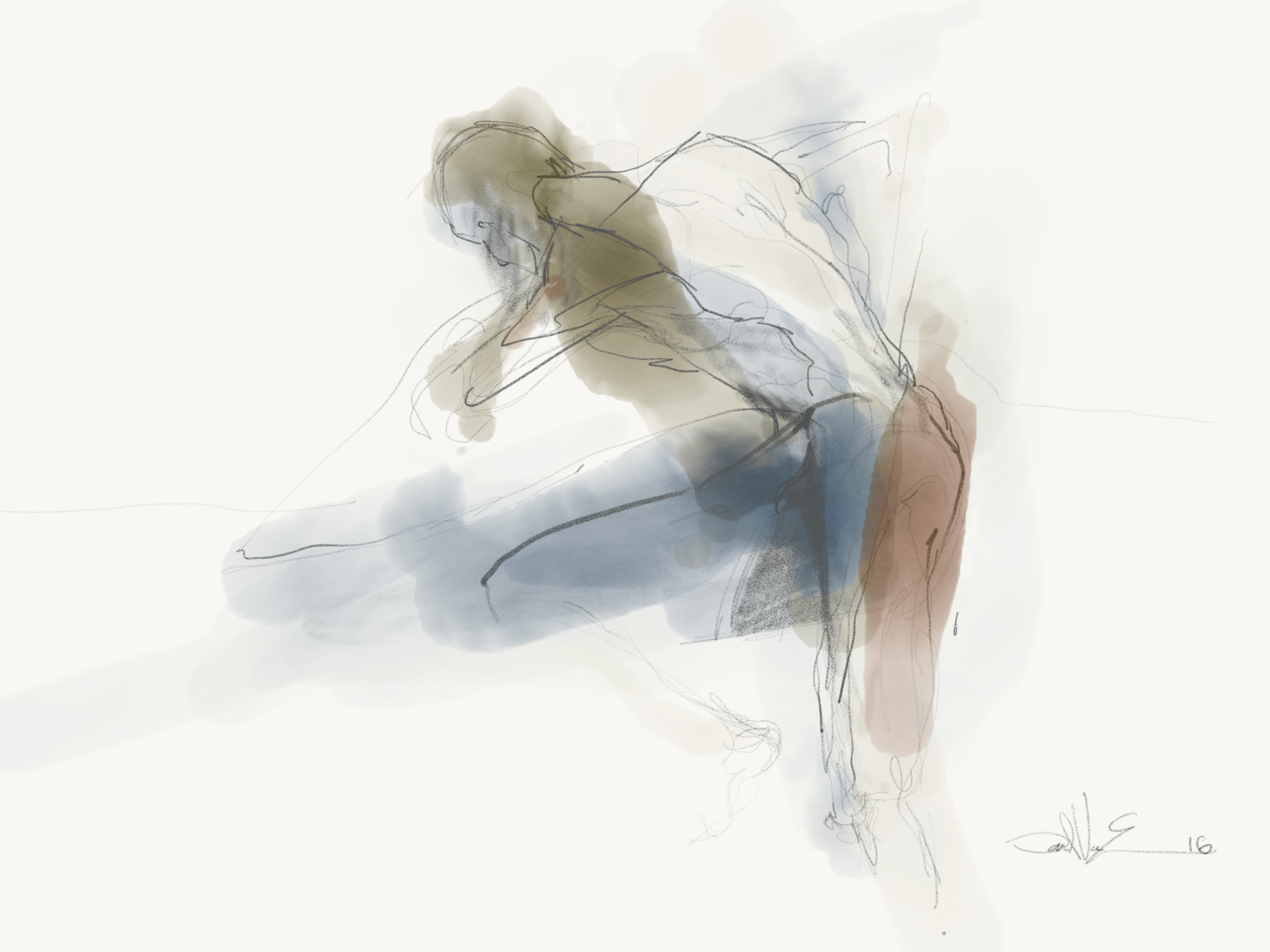 Figure Study – Digital Art, 2016