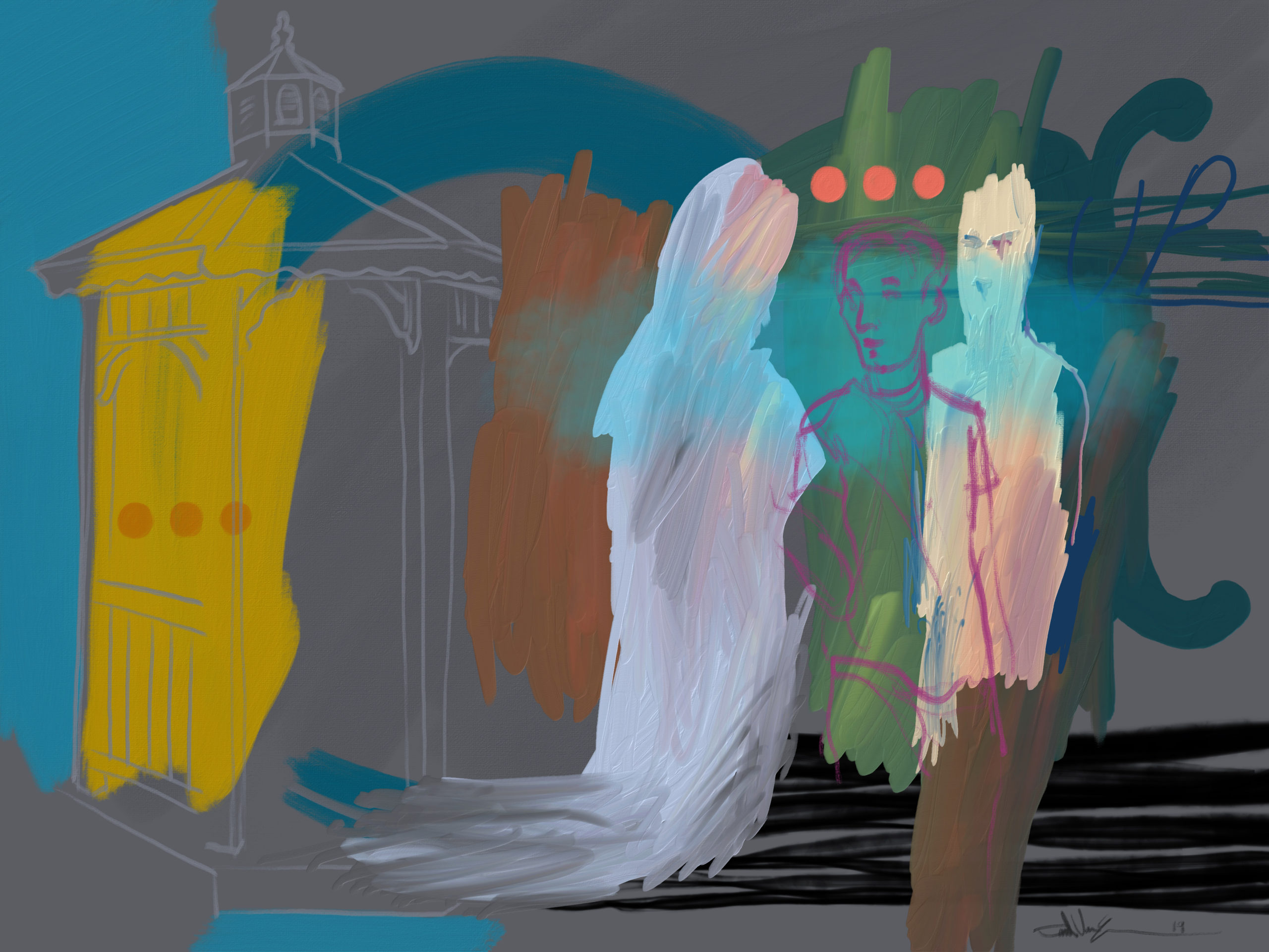 Entry to Nowheresville - Digital Art, 2019